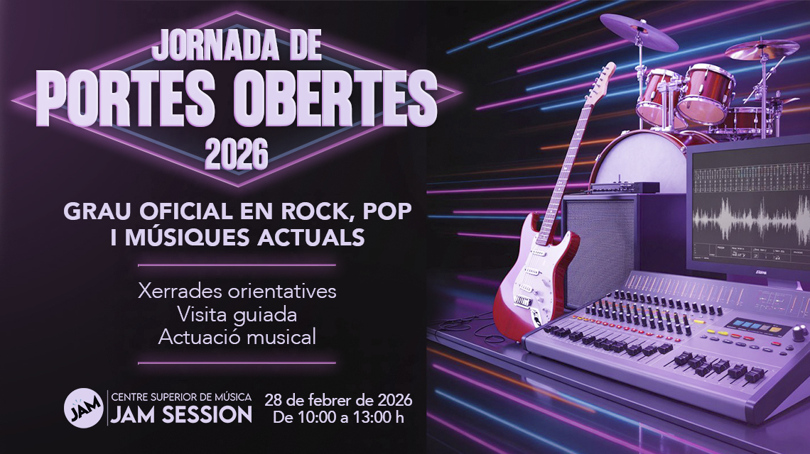 28/02/26  🔑  JORNADA DE PORTES OBERTES 2026, Jam Session - Barcelona