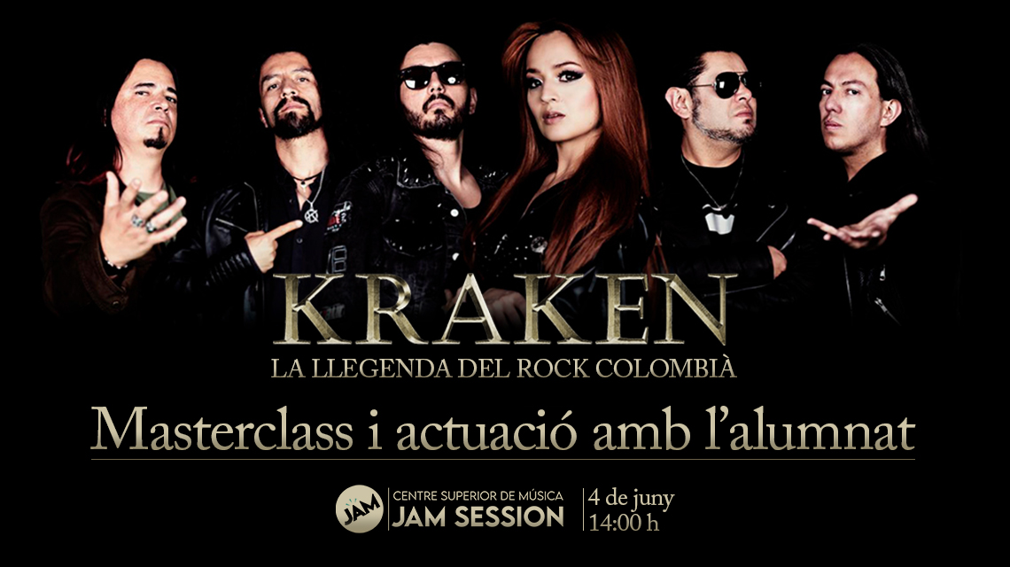 04/06/26 ✪ MASTERCLASS Y ACTUACIÓN DE KRAKEN, Jam Session - Barcelona